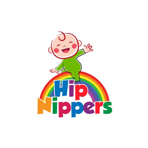 Outfit design with the title 'Hip Nippers Logo'