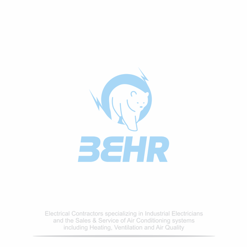 Voltage logo with the title 'Logo Concept for BEHR'
