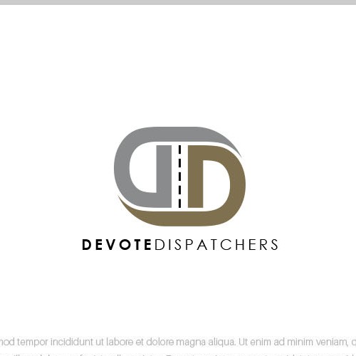 Trucking design with the title 'perfect logistic services logo'
