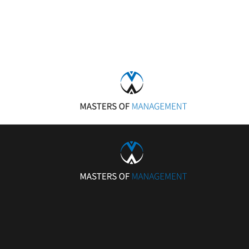Mm logo with the title 'minimalistic  logo for a business course'