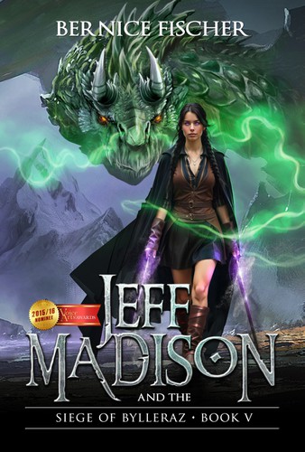 Magic design with the title 'Jeff Madison and the Siege of Bylleraz'