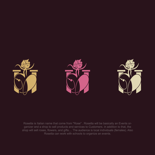 Gift brand with the title 'Rosetta Events'