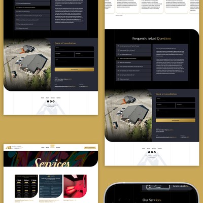 Modern Wellness Website