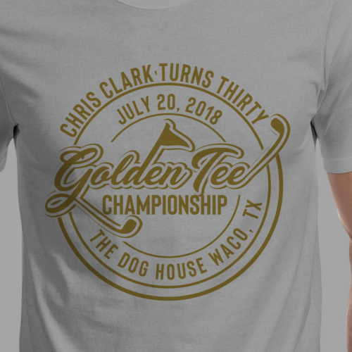 Classic t-shirt with the title 'Cool T-Shirt for Birthday Tournament'