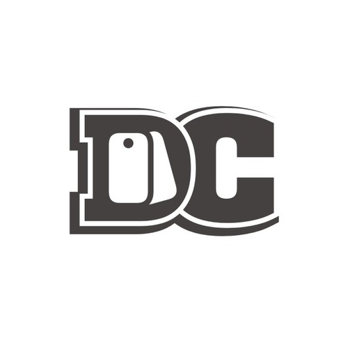 Simple modern logo with the title 'DC'