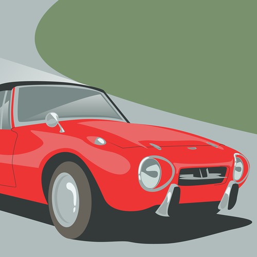 Speed design with the title 'car poster'
