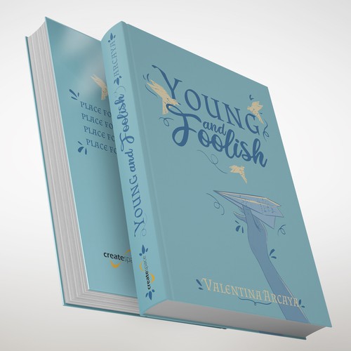 Dreamy design with the title 'Book cover for poetry book'