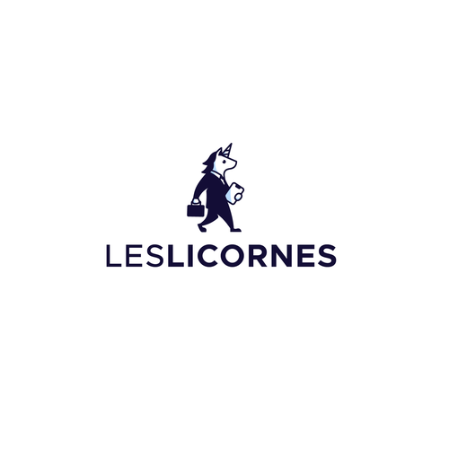 Unicorn logo with the title 'LesLicornes'