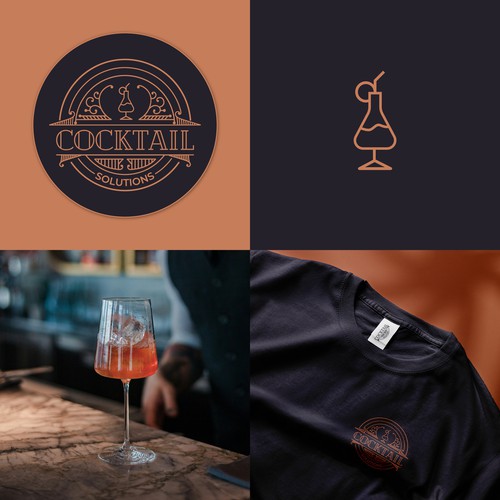 Cocktail logo with the title 'Cocktail'