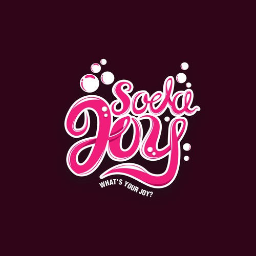 Corporate identity logo with the title 'Logo design for Soda Joy!'