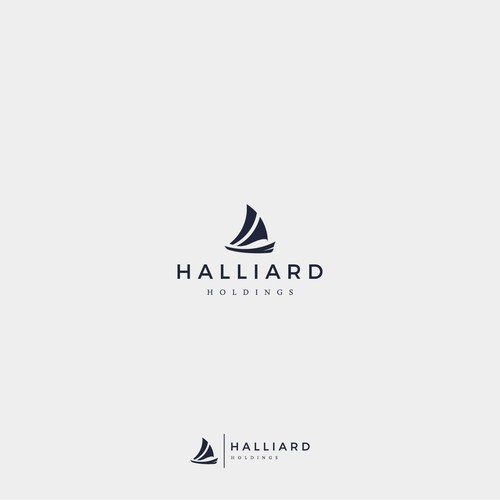 Naval logo with the title 'Halliard'
