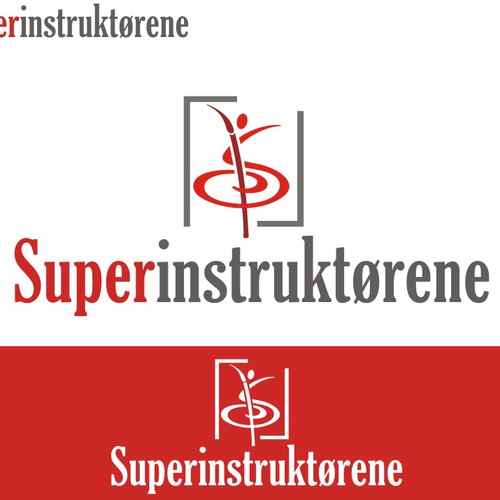 Dance school logo with the title 'logo for Superinstruktørene'