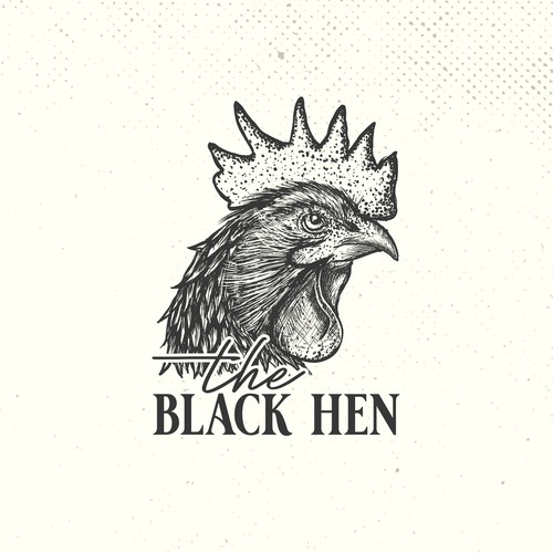 Chicken brand with the title 'black hen'