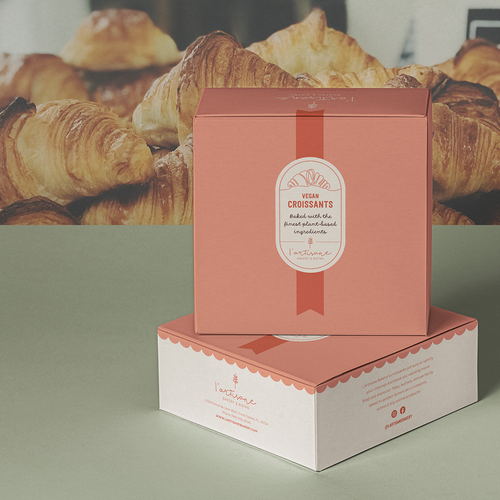 Bakery packaging with the title 'French cuteness box'