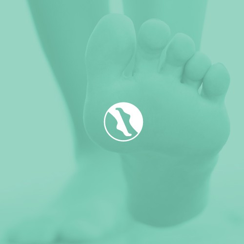 Podiatry logo with the title 'Minimal logo for limb reconstruction'