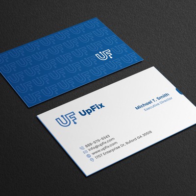 Business Card Design For Upfix