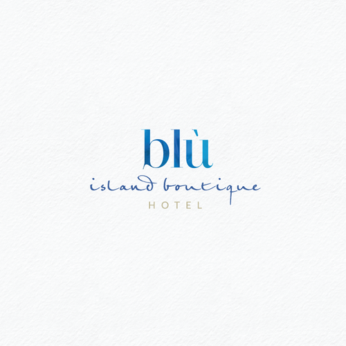 Tourism logo with the title 'Logo for a island boutique hotel in the Mediterranean'