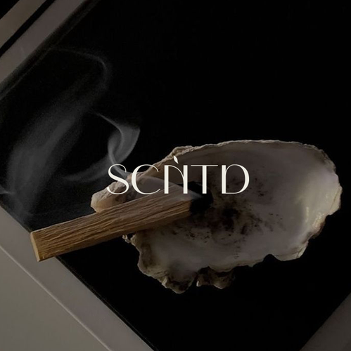 Cosmetics brand with the title 'Logo design for luxury apothecary brand SCNTD. PART 02.'