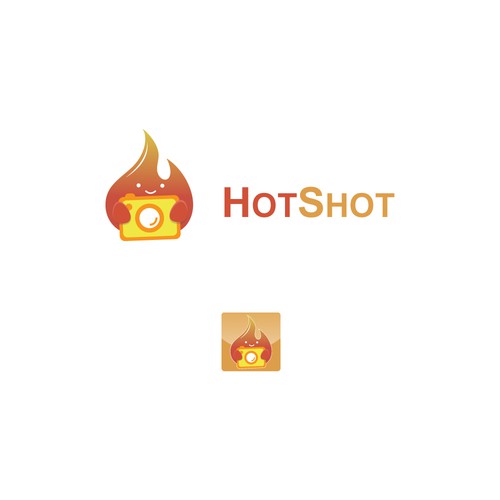 Picture logo with the title 'Logo design for HotShot / Declined'