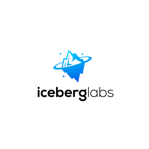 Planet design with the title 'Modern Logo for Iceberglabs'