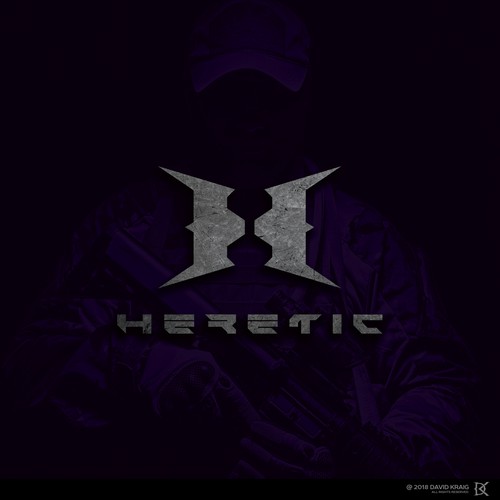 H logo with the title 'Heretic'