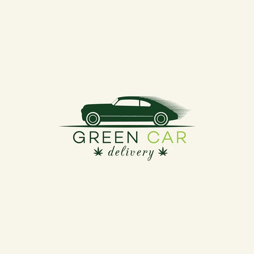 Classic car logo with the title 'Logo design for delivery service'