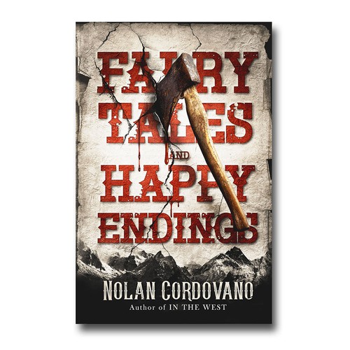 Western book cover with the title ''Fairy tales and Happy Endings' book cover'