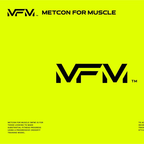 Crossfit design with the title 'Metcon For Muscle'