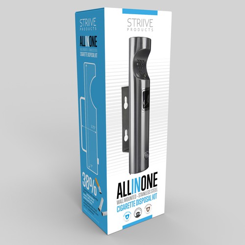 Brand packaging with the title 'Packaging Design'