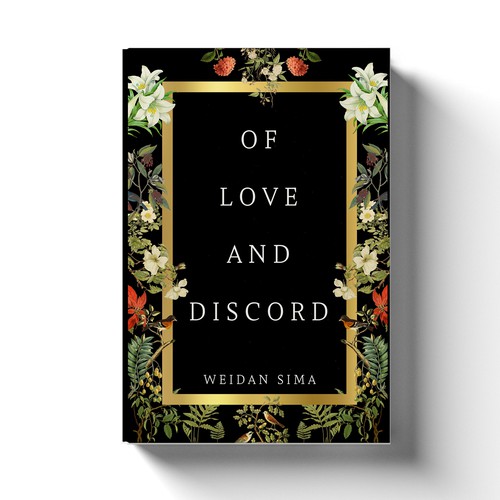 Classy book cover with the title 'Book design '