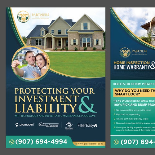 Folder design with the title 'Flyer Design'