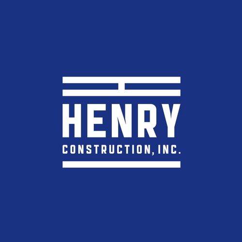 Solid logo with the title 'HENRY CONSTRUCTION, INC.'