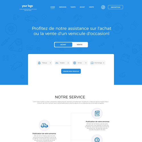 User-friendly website with the title 'Homepage design contest entry [2]. '