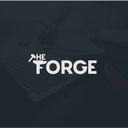Iron design with the title 'The Forge'