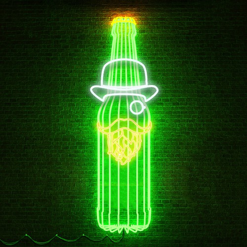 Rendering design with the title 'Bar sign'