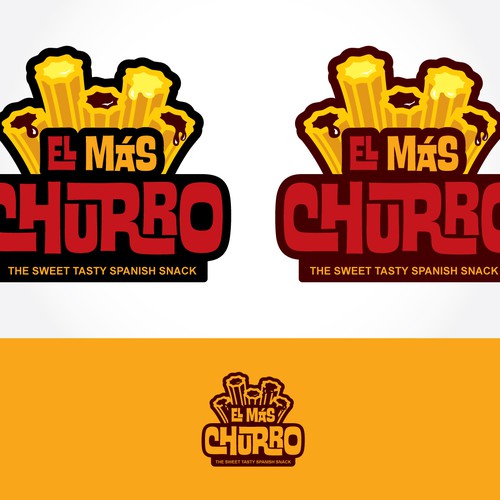 Churro logo with the title 'El Mas Churro'