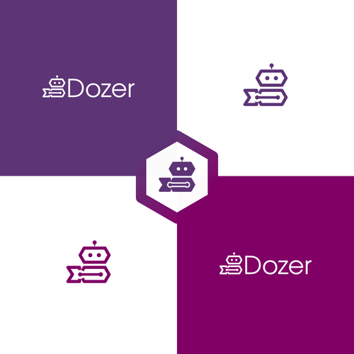 Bulldozer logo with the title 'Dozer'
