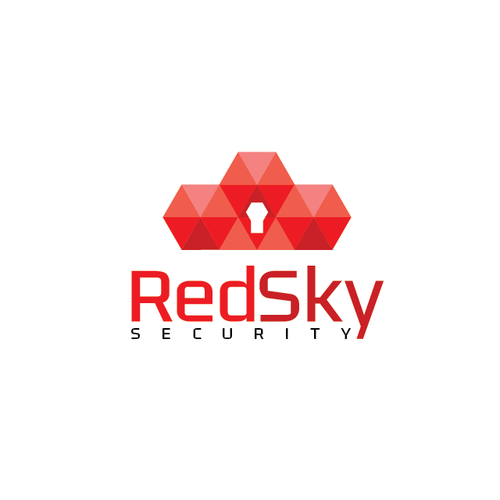 Best logo with the title 'IT Cloud Security - RedSky security logo'