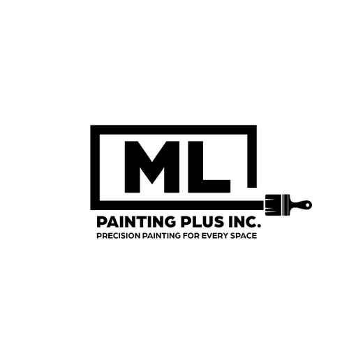 Painter logo with the title 'Logo for a painting contractor'