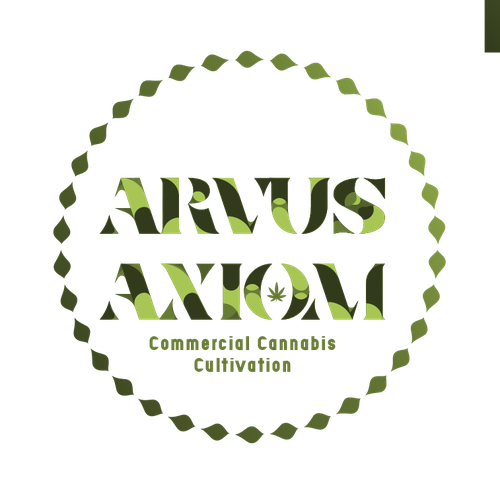 Marijuana brand with the title 'Colorful logo for cannabis industry'