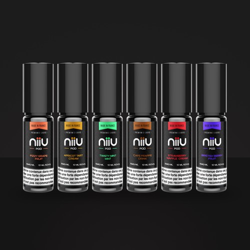 Cannabis label with the title 'NiiU'