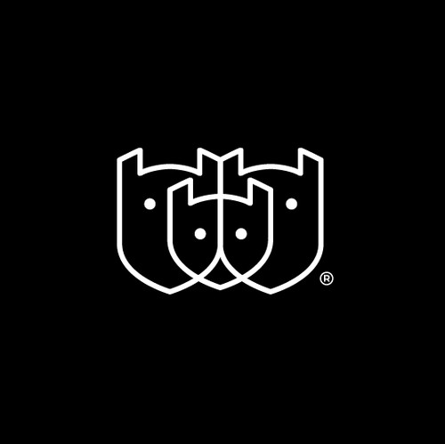 Town logo with the title 'Clean monolines logo for Pets Brand '