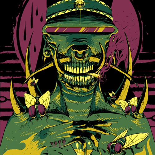 Canine design with the title 'Doombringer'