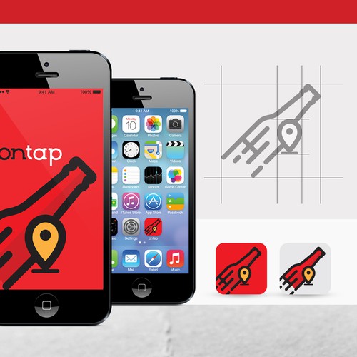 Beer brand with the title 'Ontap'