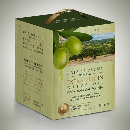 Kitchen design with the title 'package and label'