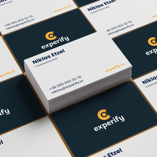 Airbnb design with the title 'Startup Business card'