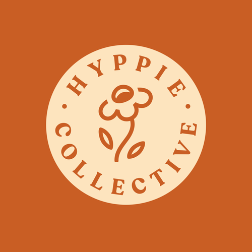 Hippie design with the title 'Logo design for Hyppie Collective'