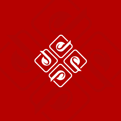 Leaf logo with the title 'letter "J"'