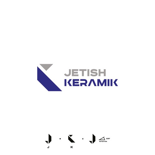 Marble design with the title 'Jetish keramik'