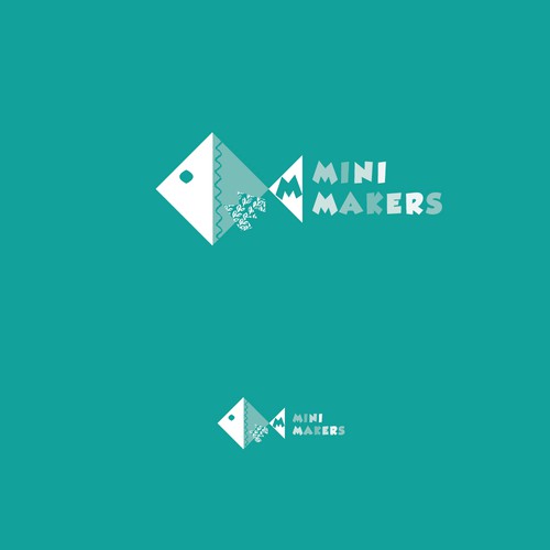 Kid logo with the title 'Mini Makers Craft'